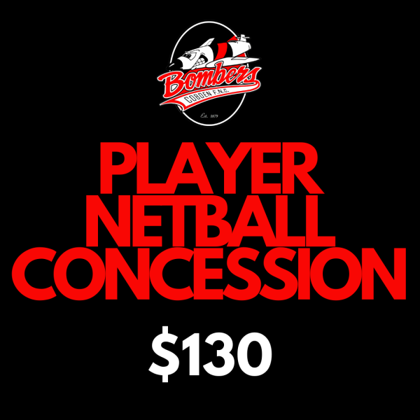 Player - Netball Student Concession/Apprentice Concession